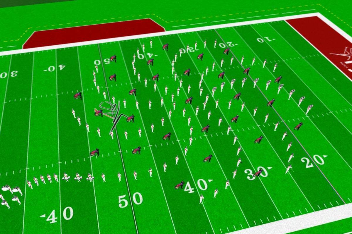 Marching Band Drill Chart